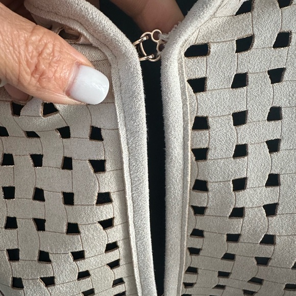 New without tag  tan elegant Joseph Ribkoff Long Sleeve Jacket size 10 - Picture 4 of 8